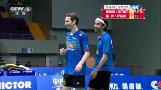 2016年CCTV贺岁杯②(傅海峰・張楠 VS Mathias Boe・Nathan Robertson)