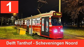 HTM lijn 1: Delft Tanthof - Scheveningen Noord | HTM 3106 | 2025