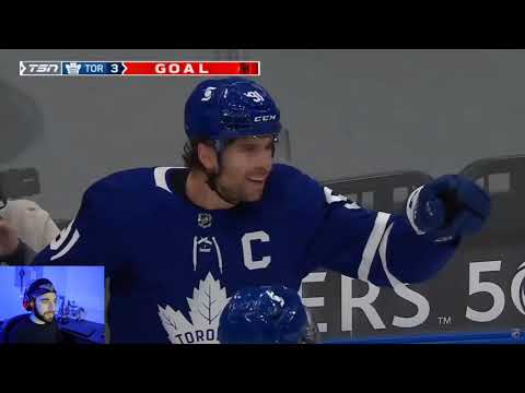 Oilers @ Leafs (Reaction) - YouTube