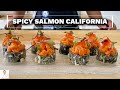 Spicy Salmon California Roll - My New Studio!