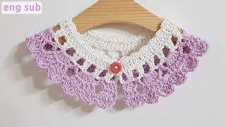 #144 Crochet collar - 아이 케이프