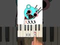 sprunki sky phase 4 piano tutorial shorts