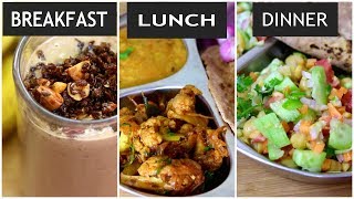 What I Eat In A Day - Indian Weight Loss Diet Plan/Meal Plan-Recipes To Lose Weight - Skinny Recipes
