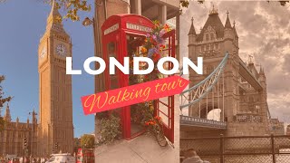 LONDON WALKING TOUR - To Fall Asleep To (City ASMR)