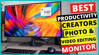 5 Best 4K Monitors for Photo Editing 2023 | Budget Photo & Video Editing Monitors for Creators!