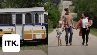 Family of four lives out of a camper van — and uses nature to homeschool their children!
