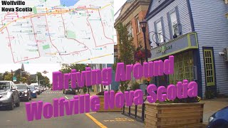 Driving Around Wolfville, Nova Scotia, Canada | Dash Cam Footage