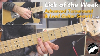 Advanced Major Blues Turnaround and a Lead Guitar Secret!