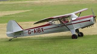 1946 Auster J-1 Bouncy Arrival at QKH