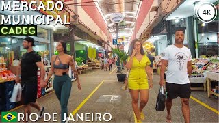 🇧🇷 Walking MERCADO MUNICIPAL | CADEG - Rio de Janeiro【 4K 】 ⁶⁰