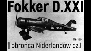 Fokker D.XXI | obrońca Niderlandów cz. I