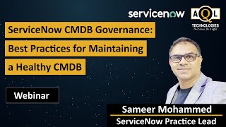 ServiceNow CMDB Governance Best Practices for Maintaining a Healthy CMDB | AQL Technologies