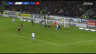 Goal 1-[2] Felipe Caicedo Cagliari Vs Lazio