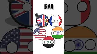 Iraq VS Iran (1980) #countryballs #history #short #shorts #shortvideo #shortsvideo #war #edit #memes