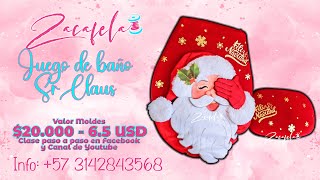 Juego de Baño Sr Claus Zacafela