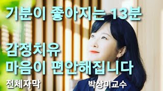 기분 좋아지는 법. 온종일 좋은 감정을 느낍니다. 감정치유. 불안, 걱정이 사라집니다 | 박상미교수