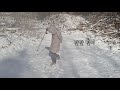 눈 오는 양평 양평월은길 폐역 매곡역 눈 길 걷기 눈밭에서 놀기 snow little farm