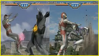 UltramanFE3　【バグ】ふらふらゲージの異常を利用して敢えてCPUにウルトラマン８０を倒させてみたら速攻だった　ウルトラマンFE3