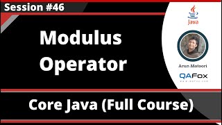 Core Java - Part 46 - Modulus Operator