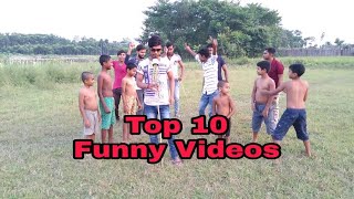 Top 10 Funny Videos_ Comedy Videos 2018 || HANSKHALI BOYS ||