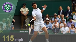 Novak Djokovic vs Roberto Bautista Agut Wimbledon 2019 semi-final highlights