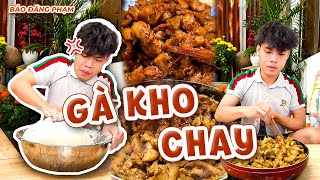 Gà Kho Chay Làm Từ Mì Căn, Món Ăn Siêu Tốn Cơm Cho Ngày Rằm | Bảo Đăng Phạm
