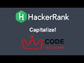 Capitalize! HackerRank Python Solution | CODE WITH NM