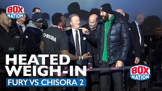 When Derek Chisora \u0026 Tyson Fury Nearly Came To Blows