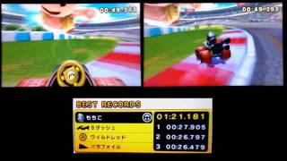 マリオカート７　TA　キノピオサーキット[01:21.181]（ジャイロ）