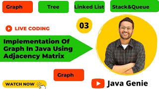 Implementation Of Graph In Java Using Adjacency Matrix