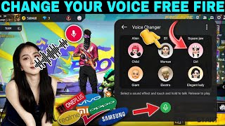 This game does not support voice changer/how tochange voice in free fire/girl voice changer app ff 7