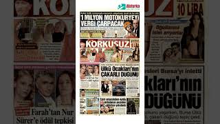 Korkusuz Gazetesi 1. Sayfa - 15 Ekim 2024