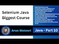 Java - Part 10 (Selenium Java Biggest Course)