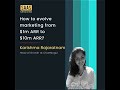 S3E9 - How to evolve marketing from $1m ARR to $10m ARR? ft. Karishma Rajaratnam, Head of Growth ...