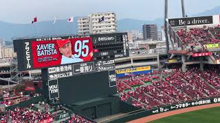 2018 05 01　マツダスタジアム　広島　スタメン発表