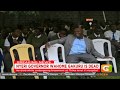 Moses Wetangula condoles with family and friends  of the Late Nyeri Governor Wahome Gakuru