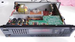 JVC RX-450 FM/AM Receiver - inside look -  after maintenance and repair