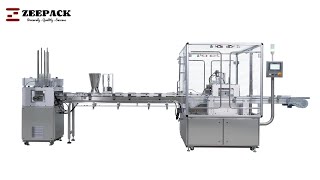 single lane clamshell tray filling & closing machine for mixed nuts