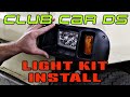 Club Car DS Golf Cart Light Kit Install