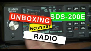 SDS200E unboxing and start with audio