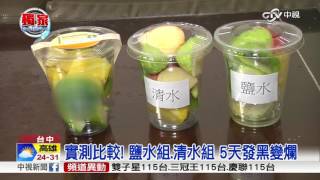 驚呆!切片水果杯 放冰箱兩週竟不壞?│中視新聞 20170414