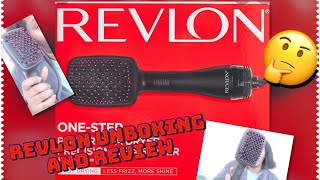 REVLON ONE STEP BLOW DRYER UNBOXING/REVIEW