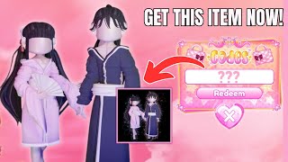 HURRY! GET THIS NEW LIMITED CODE ITEM SET NOW!