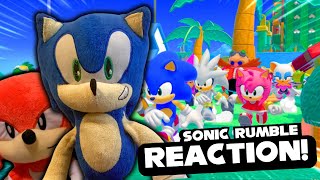 SONIC RUMBLE REACTION🔥Wasn’t what I expected? AT ALL!!! - Super Sonic Dasher
