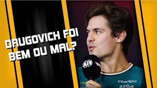 AFINAL, FELIPE DRUGOVICH FOI BEM OU MAL NO TL1 DO GP DO MÉXICO DA FÓRMULA 1?