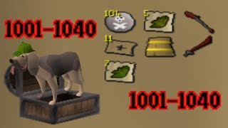 LOOT FROM 40 MASTER CLUE SCROLLS!! (1001-1040)