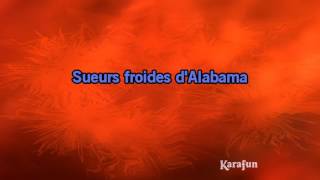 Karaoké Cartes postales d'Alabama - Johnny Hallyday *