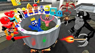 🔥 NEW SPARTAN KICKING AND MEGA PUNCH NEW 3D SANIC CLONES MEMES ROBLOX RAINBOW FRIENDS in Gmod !