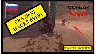 The Craziest Hacks I Have Ever Seen in Conan Exiles! Admin Panel Style Hacks Decimate My Base!