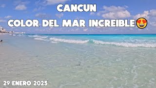 CANCUN PLAYAS HERMOSAS❤️HOY 29 ENERO 2025